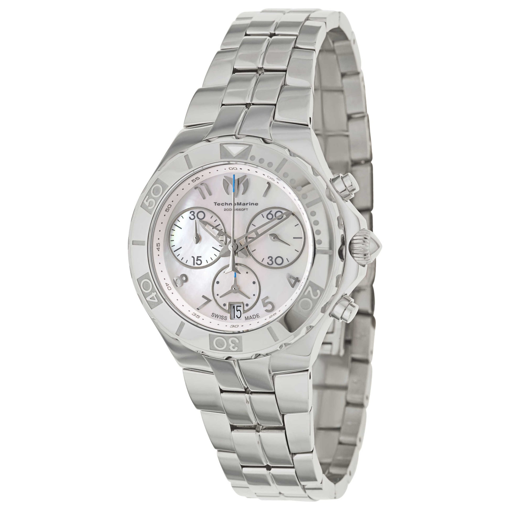 Front view of TechnoMarine Sea Pearl Women's Swiss Quartz (Battery-Powered) Watch 713012