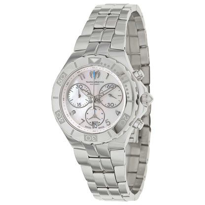 Front view of TechnoMarine Sea Pearl Women's Swiss Quartz (Battery-Powered) Watch 713012
