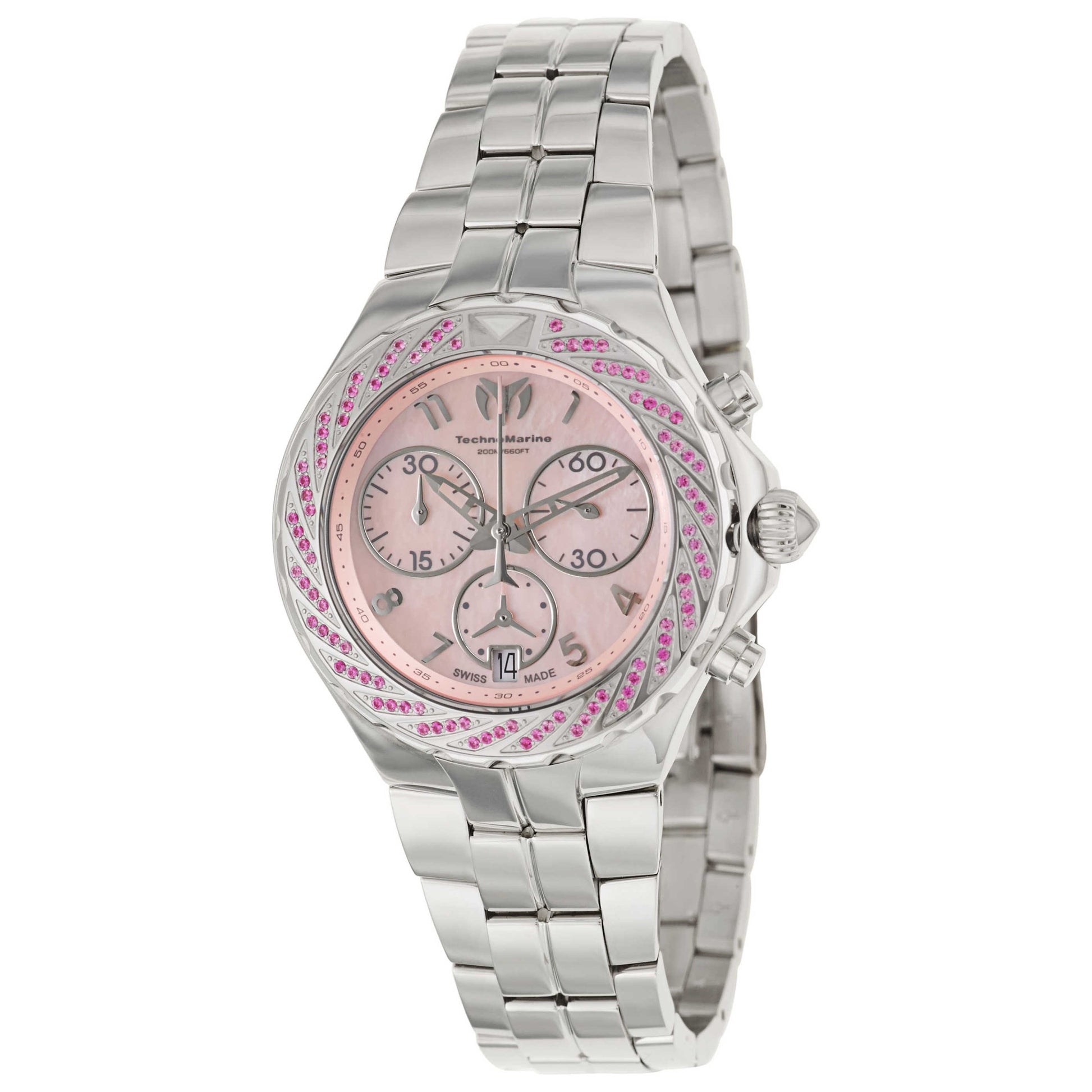 Front view of TechnoMarine Sea Pearl Women's Swiss Quartz (Battery-Powered) Watch 713013
