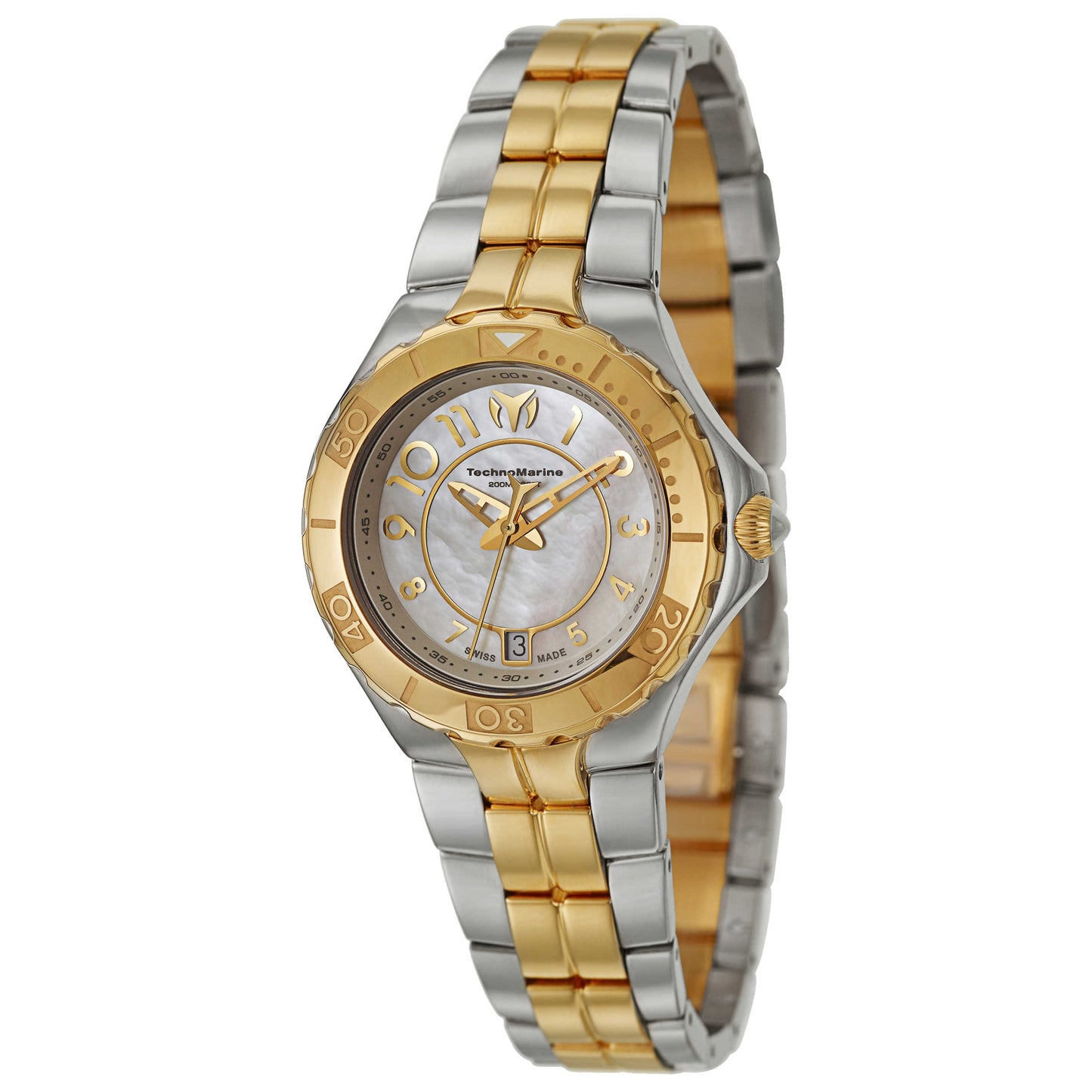 Front view of TechnoMarine Sea Pearl Women's Swiss Quartz (Battery-Powered) Watch 714001