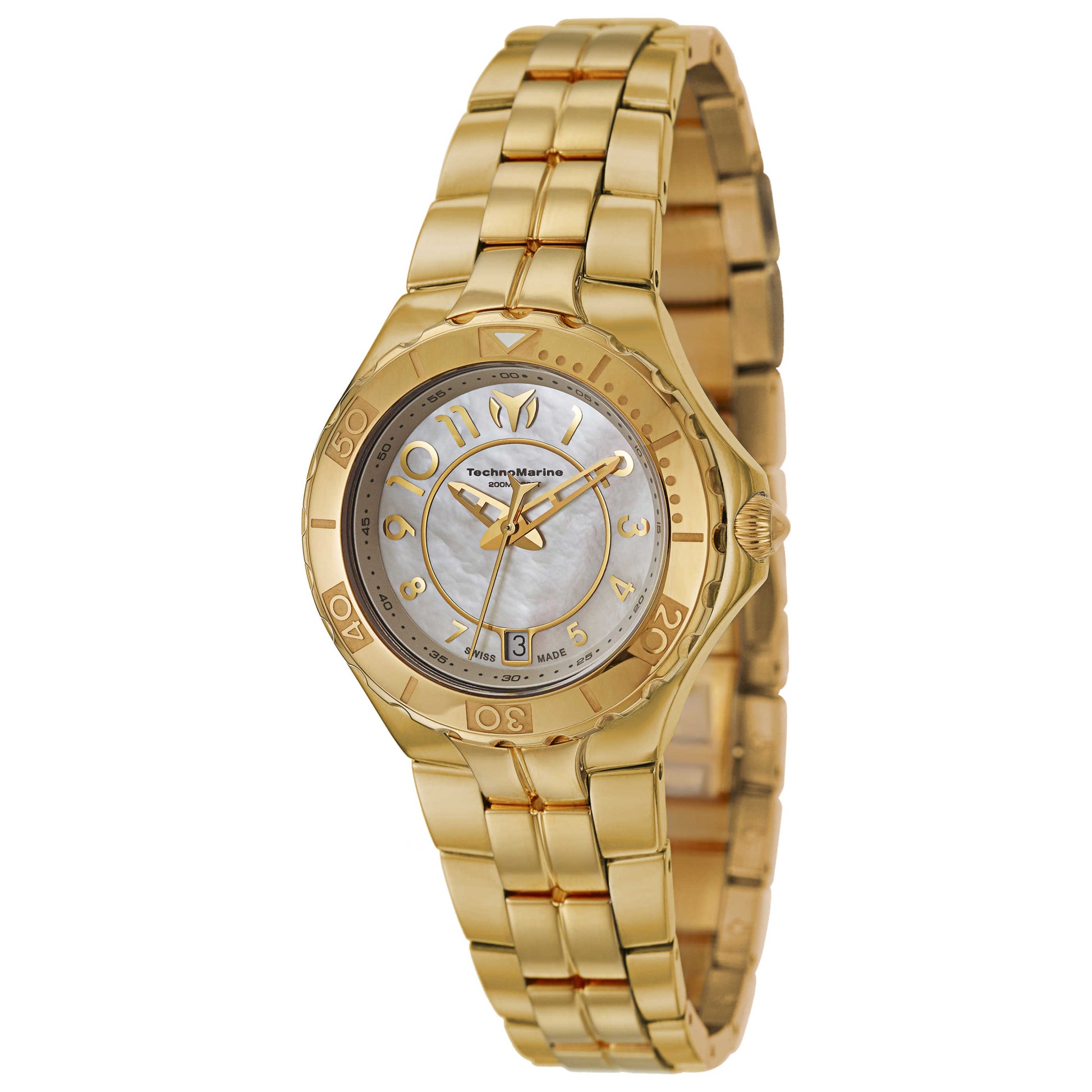 Front view of TechnoMarine Sea Pearl Women's Swiss Quartz (Battery-Powered) Watch 714003