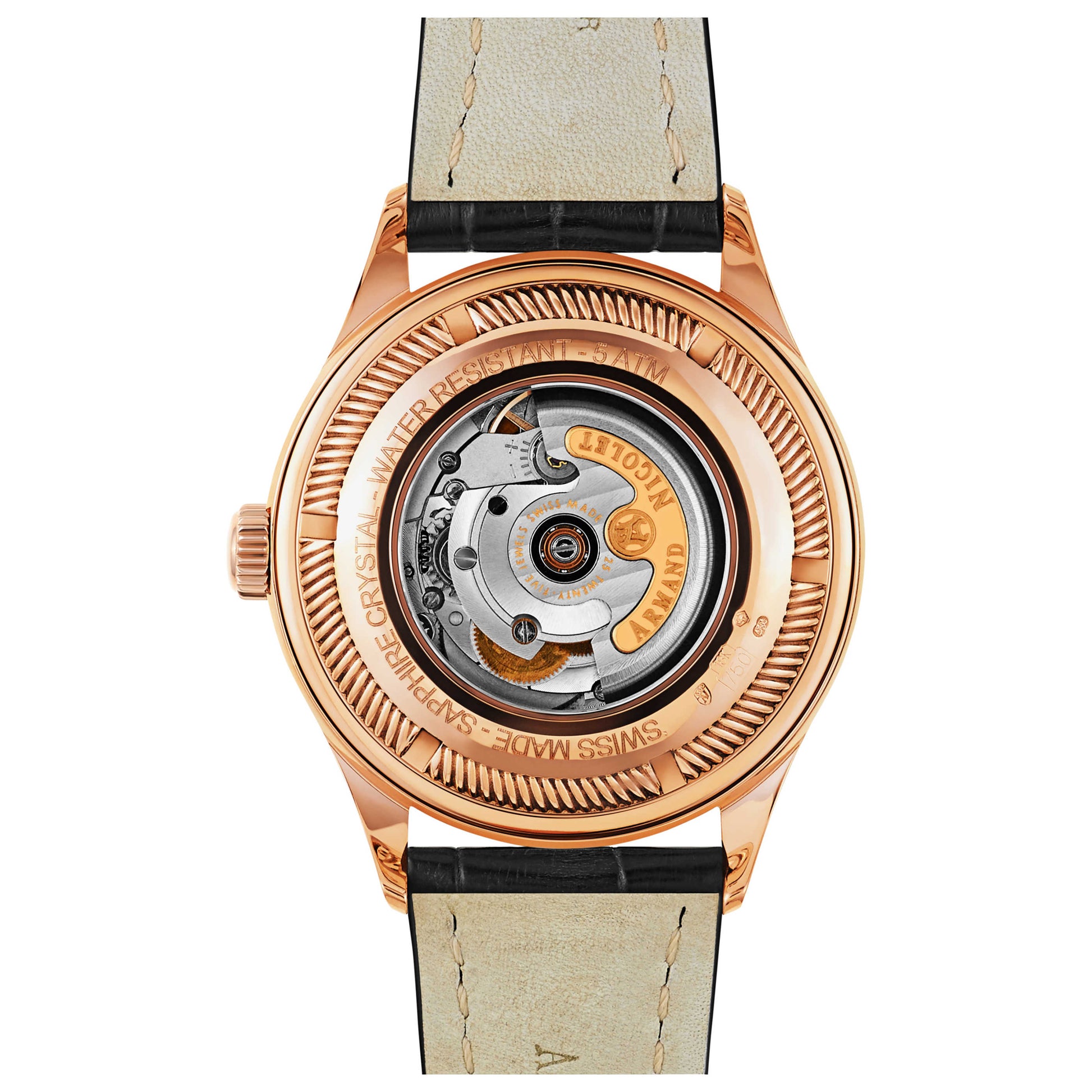 Armand Nicolet M02 Men's Automatic Watch 7141A-NR-P914NR2 - Image #2