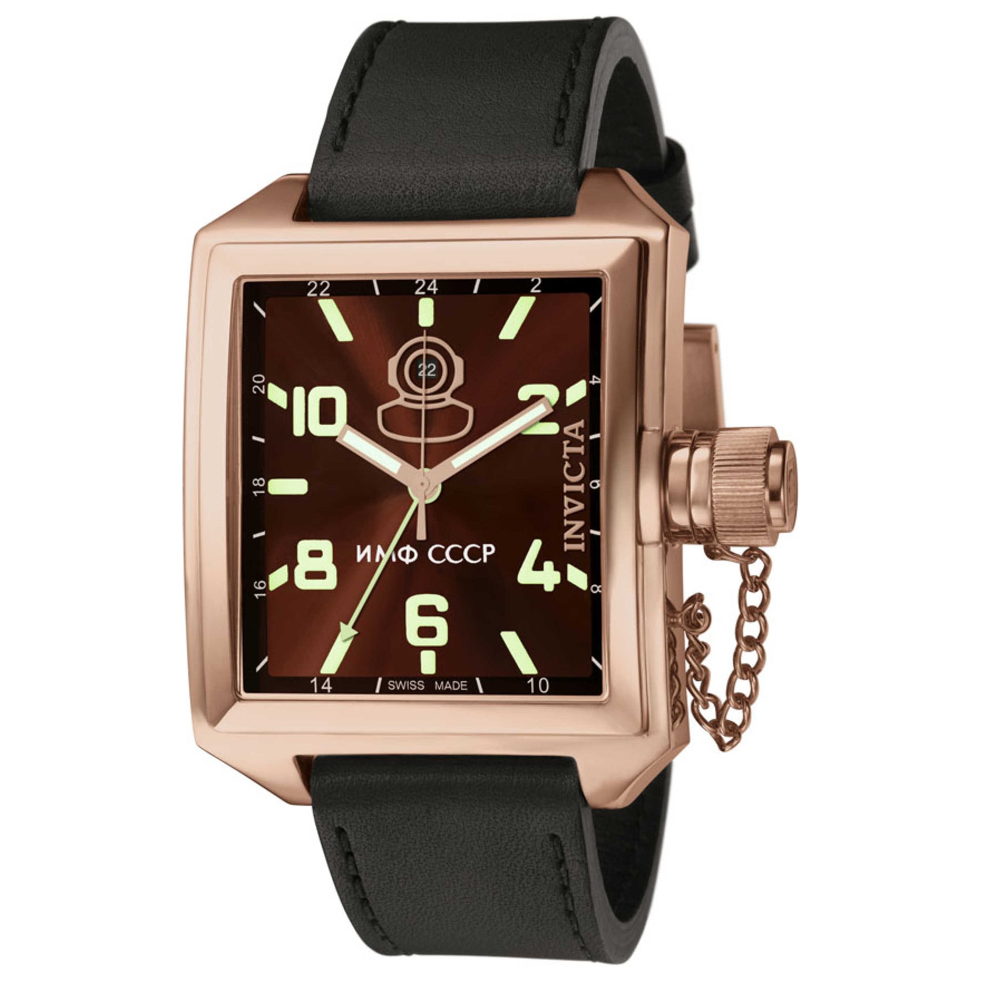 Front view of Invicta Russian Diver Men's Quartz Watch 7190