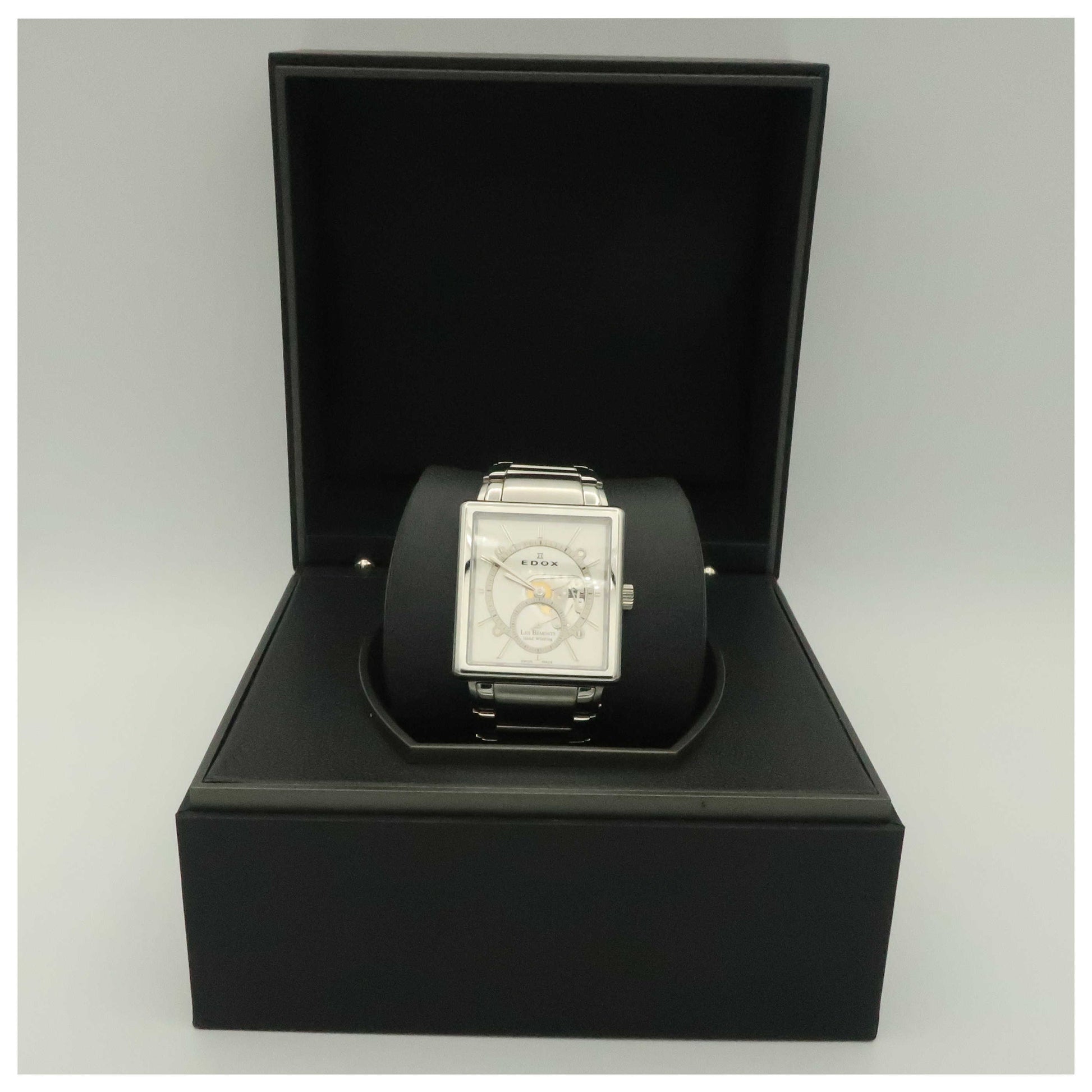 Edox Les Bemonts Men's Manual-Wind Watch 72012-3-AIN-PO - Image #6