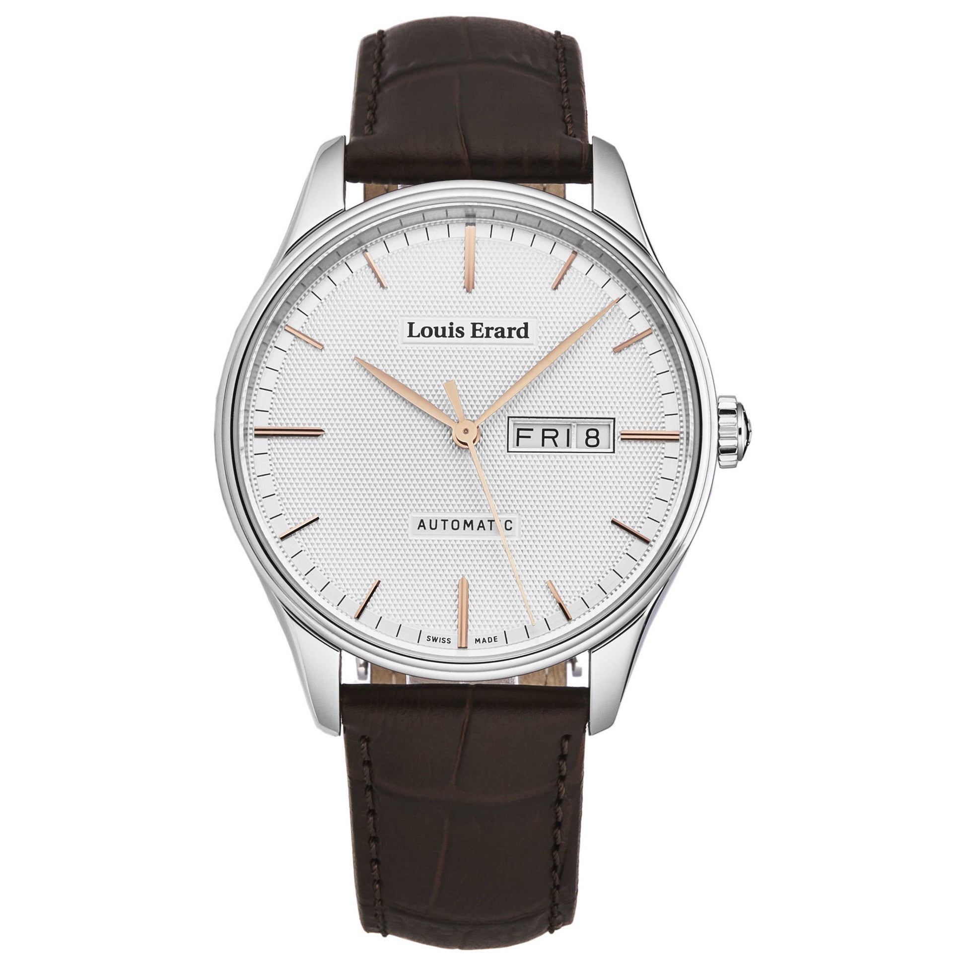 Front view of Louis Erard Heritage Men's Automatic Watch 72288AA31BAAC80