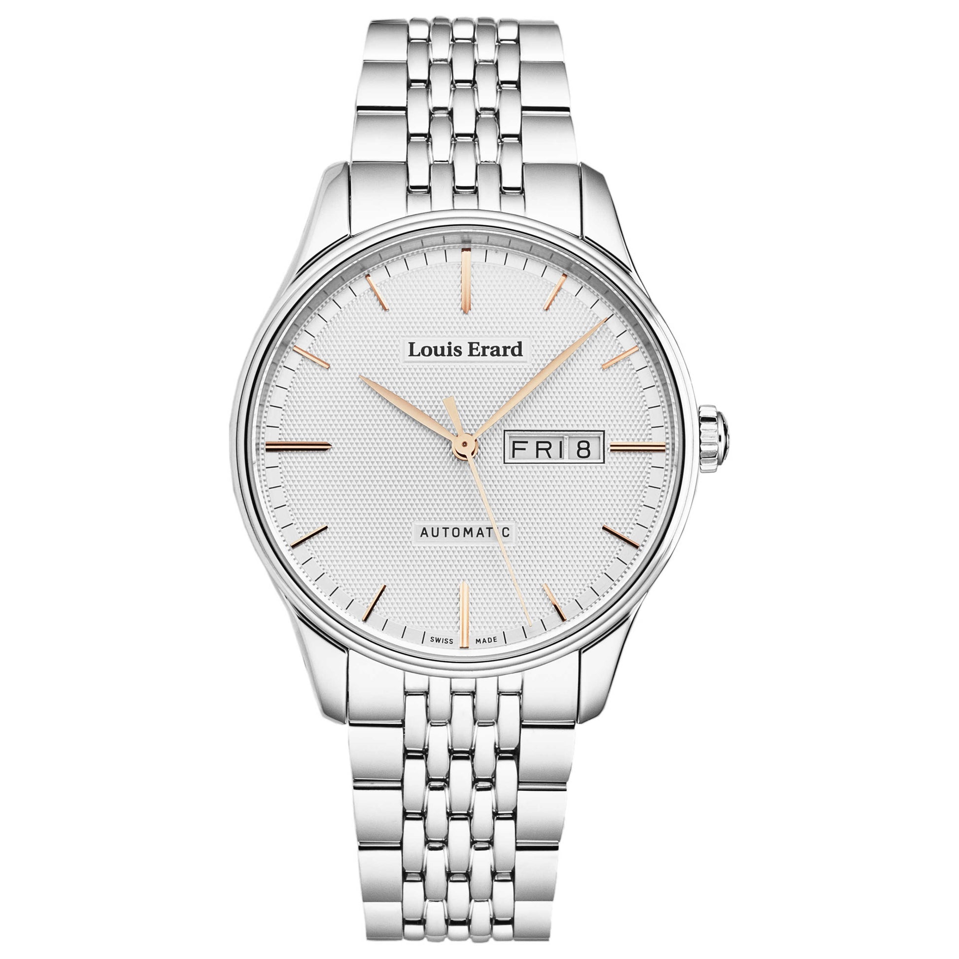 Front view of Louis Erard Heritage Men's Automatic Watch 72288AA31BMA88