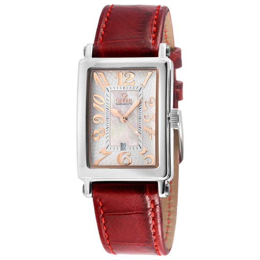 Front view of Gevril Avenue of Americas Mini Women's Quartz Watch 7245R-1