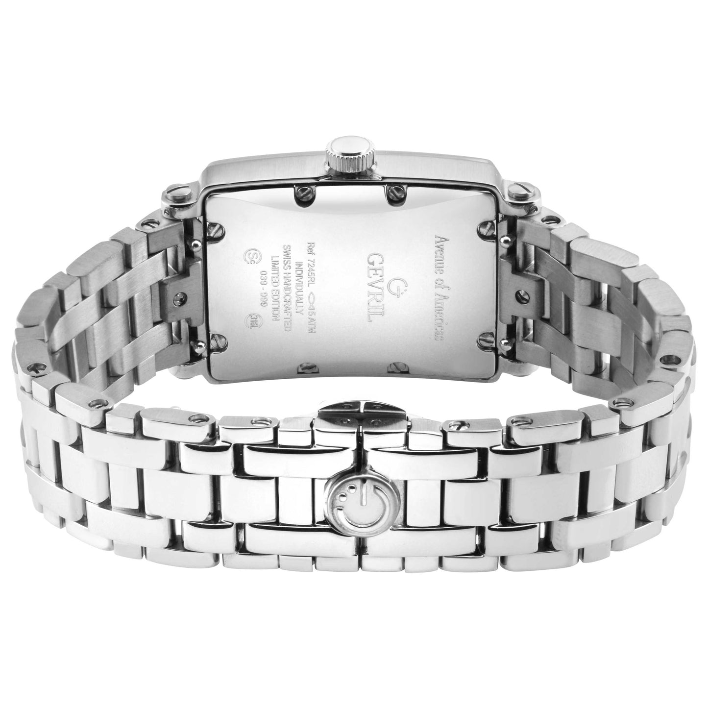 Gevril Avenue of Americas Mini Diamond Women's Quartz Watch 7245RLB - Image #2