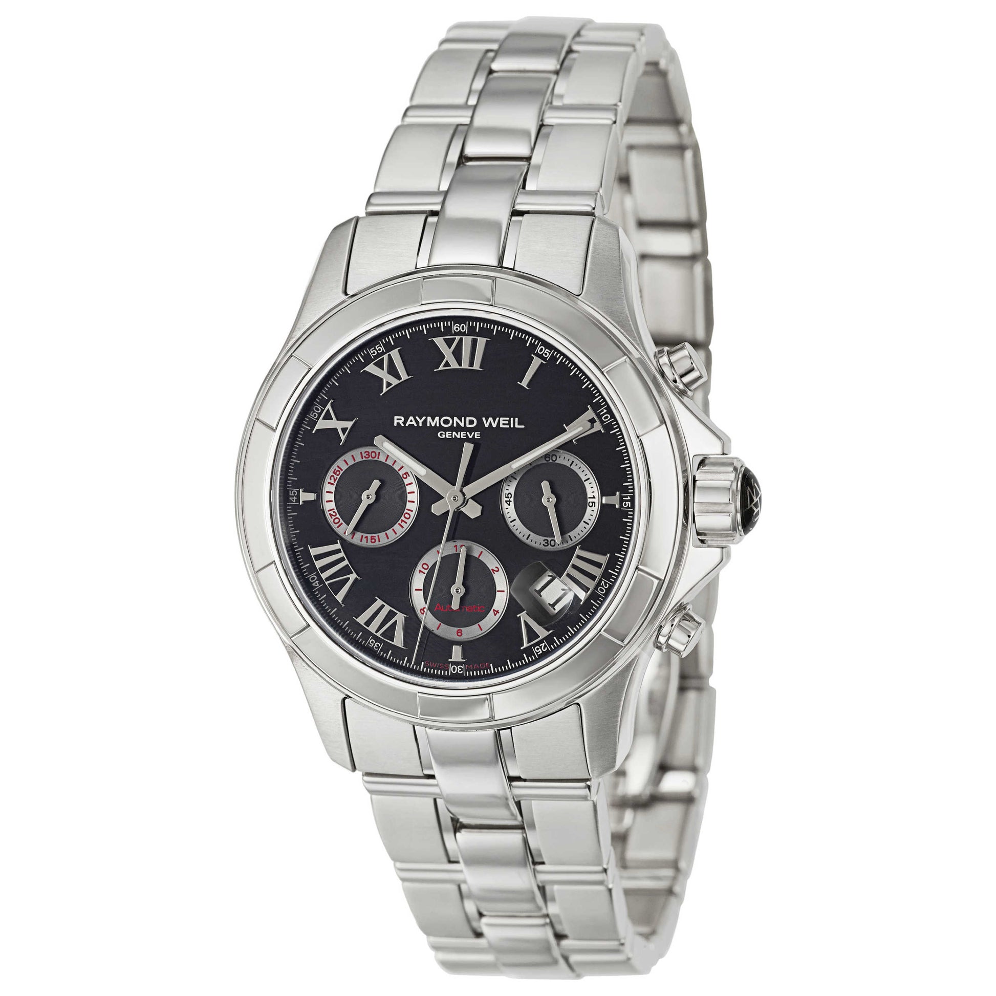 Front view of Raymond Weil Parsifal Men's Automatic Watch 7260-ST-00208