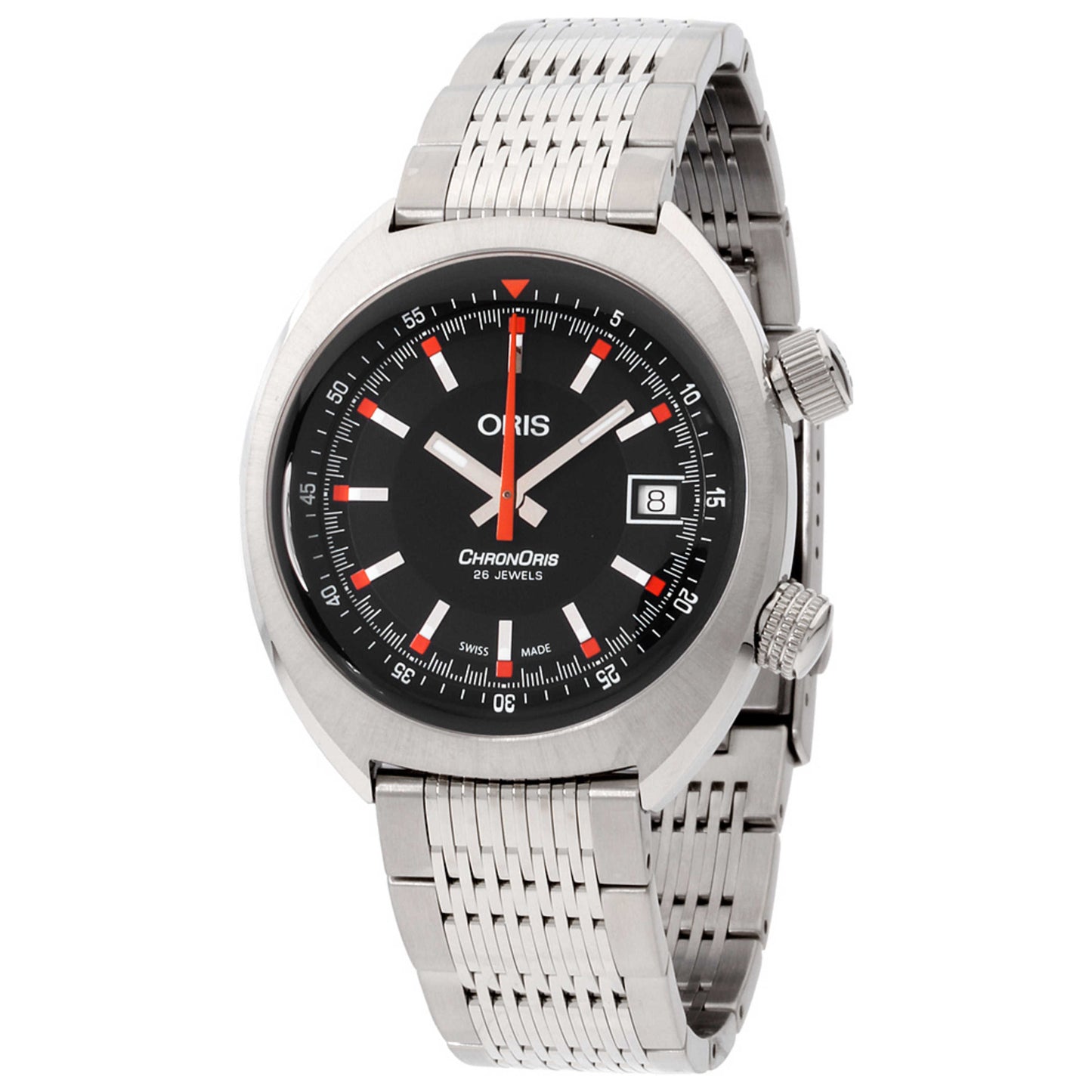 Front view of Oris Chronoris Men's Automatic Watch 73377374054MB