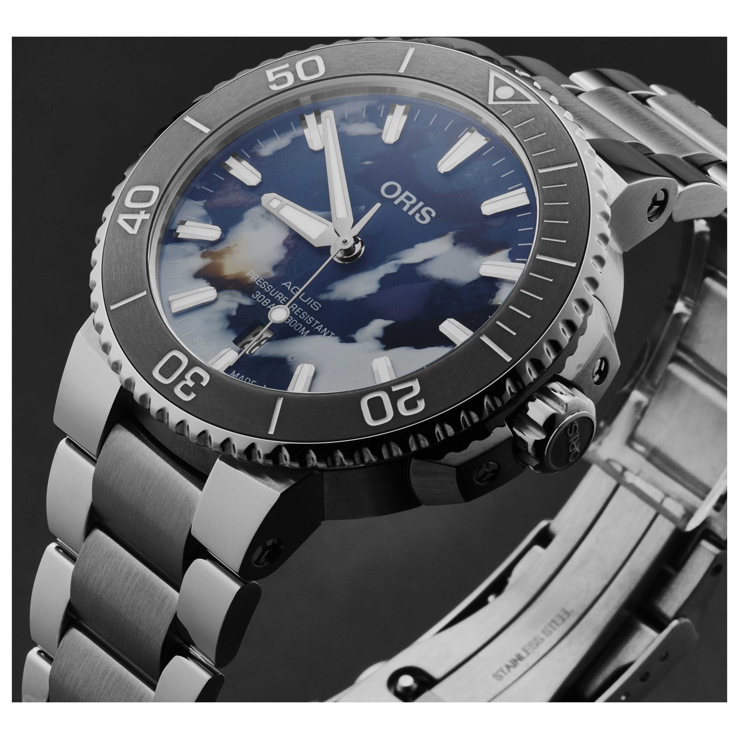 Oris Aquis Women's Automatic Watch 73377664150SET - Image #3