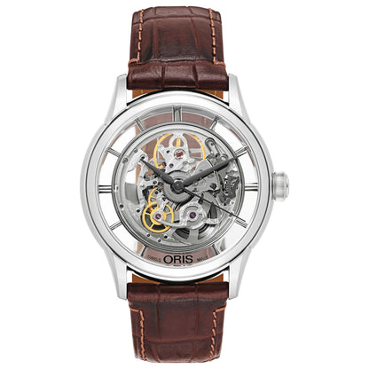 Front view of Oris Artelier Men's Automatic Watch 734-7684-4051