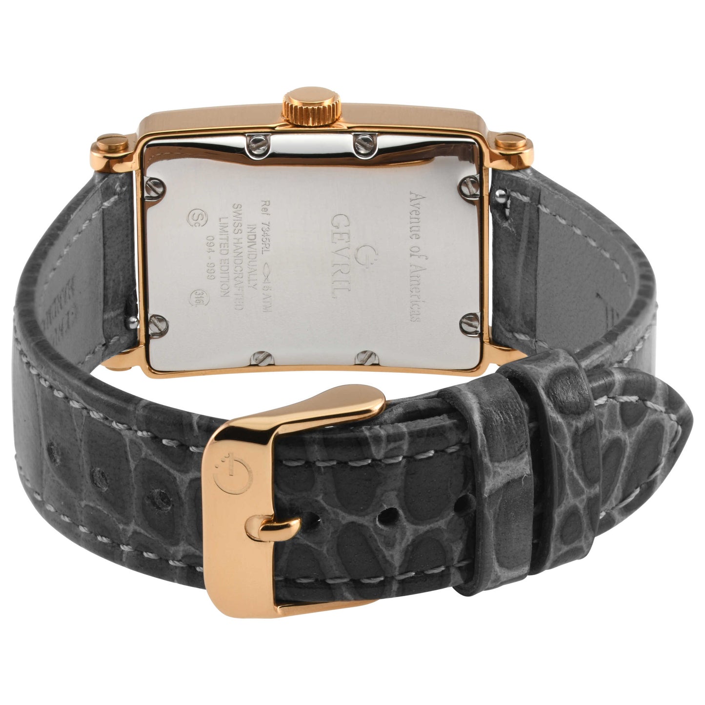 Gevril Avenue of Americas Mini Diamond Women's Quartz Watch 7345RL - Image #2