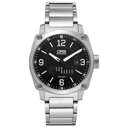 Front view of Oris BC4 Men's Automatic Watch 735-7617-4164-MB