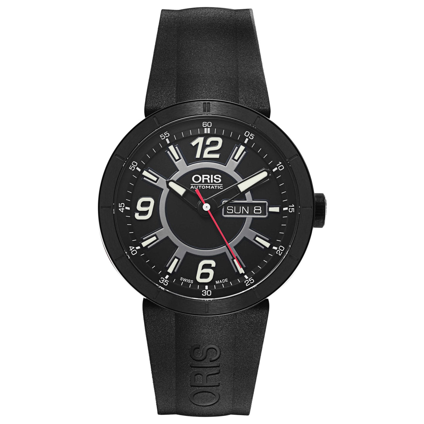 Front view of Oris TT1 Men's Automatic Watch 735-765147640742506B