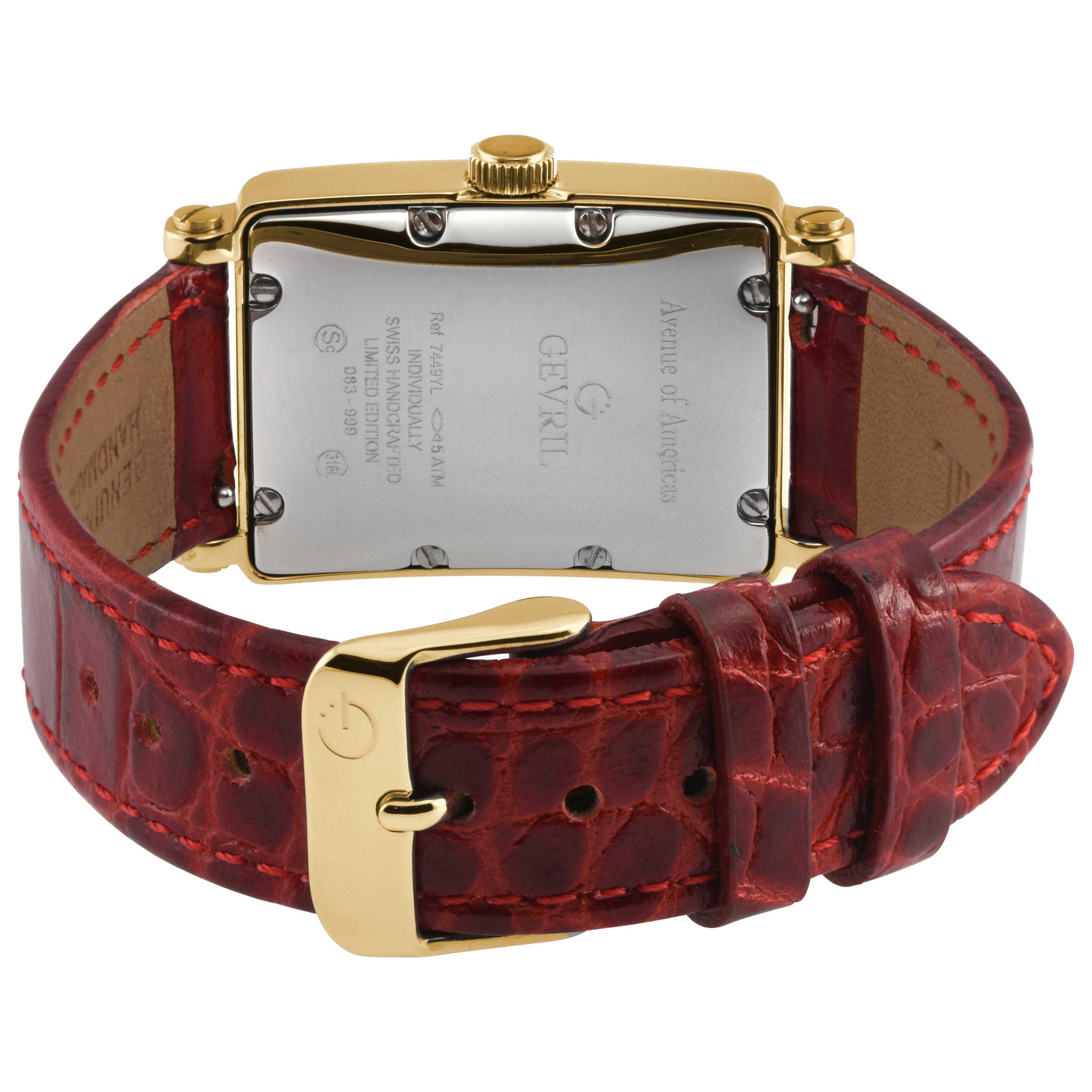 Gevril Avenue of Americas Mini Diamond Women's Quartz Watch 7449YL - Image #2