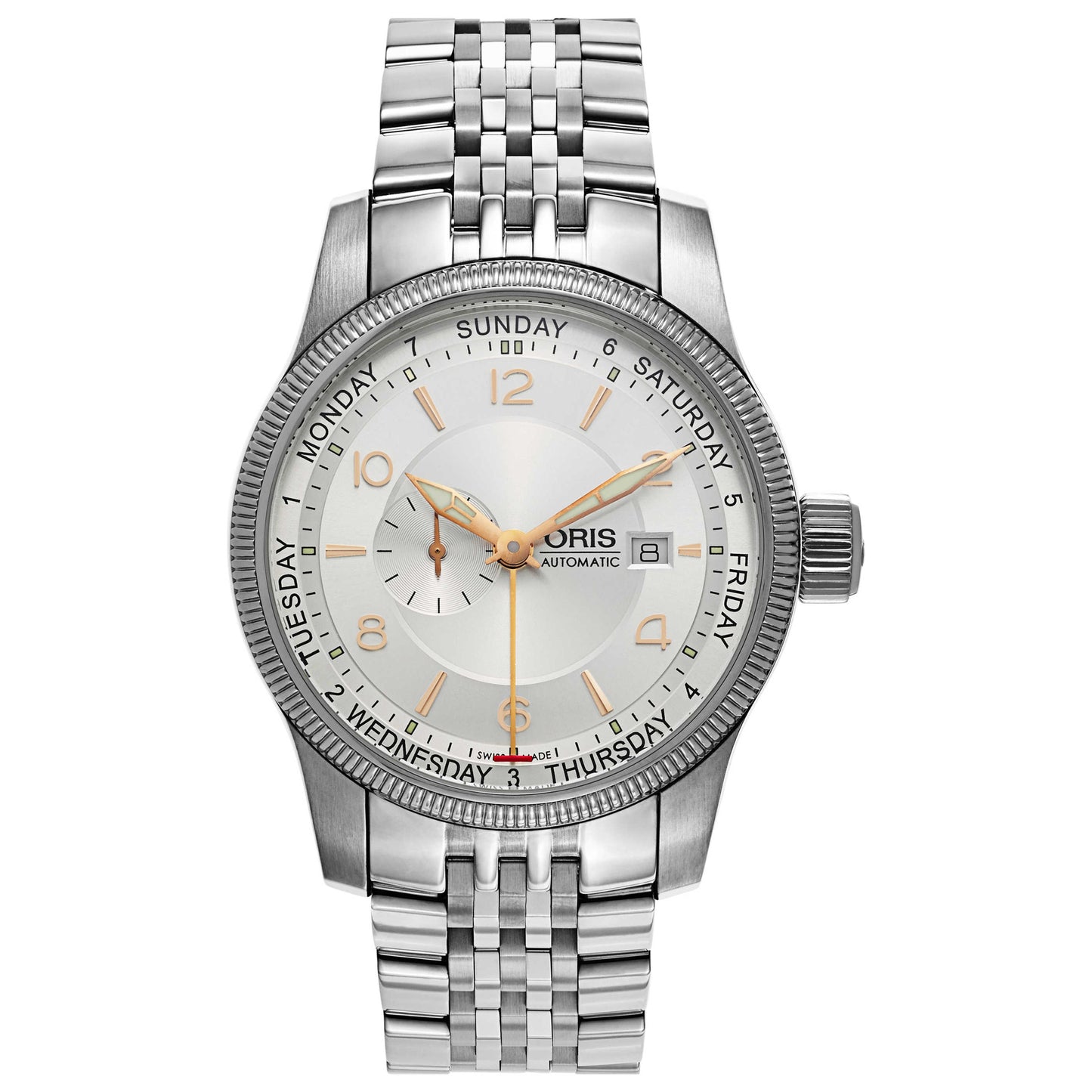Front view of Oris Big Crown Men's Automatic Watch 745-7629-4061-MB
