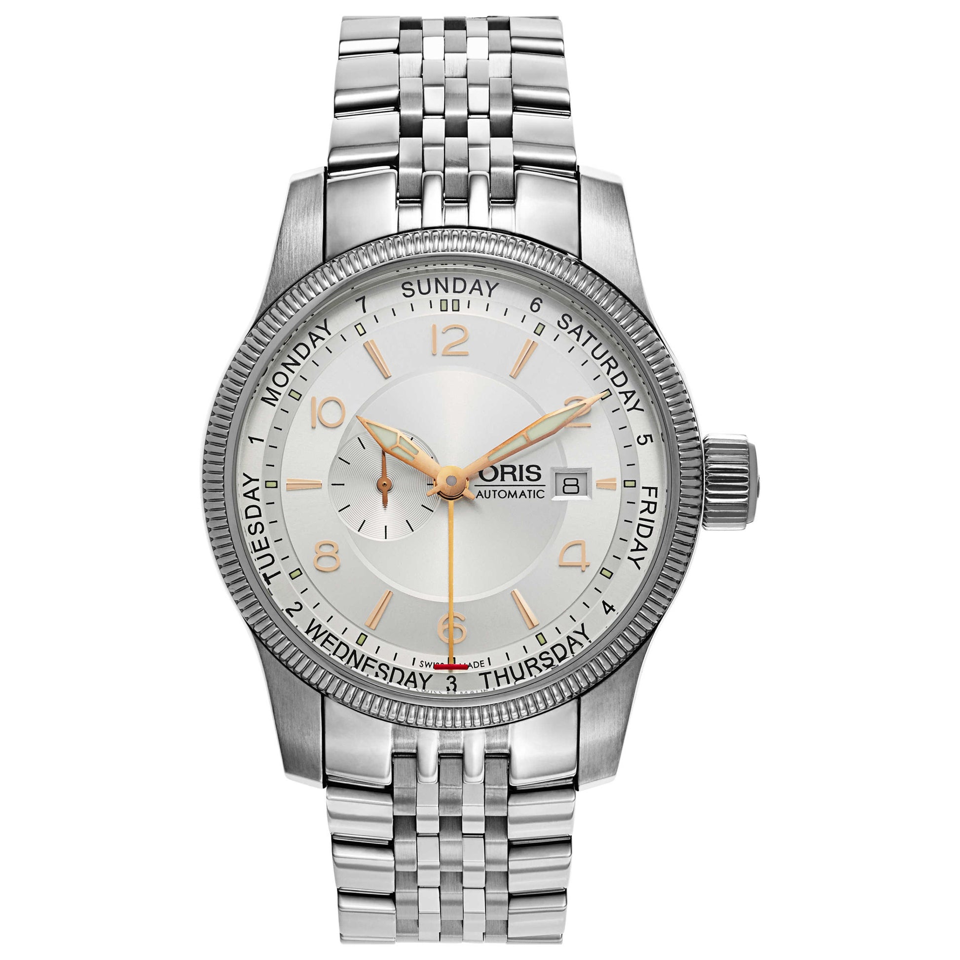 Front view of Oris Big Crown Men's Automatic Watch 745-7629-4061-MB