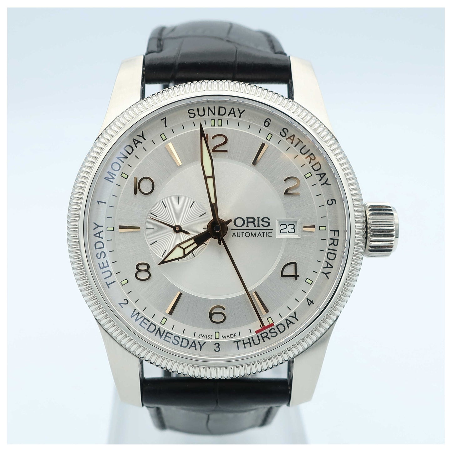 Front view of Oris Big Crown Men's Automatic Watch 745-7629-4061LS-SDVB
