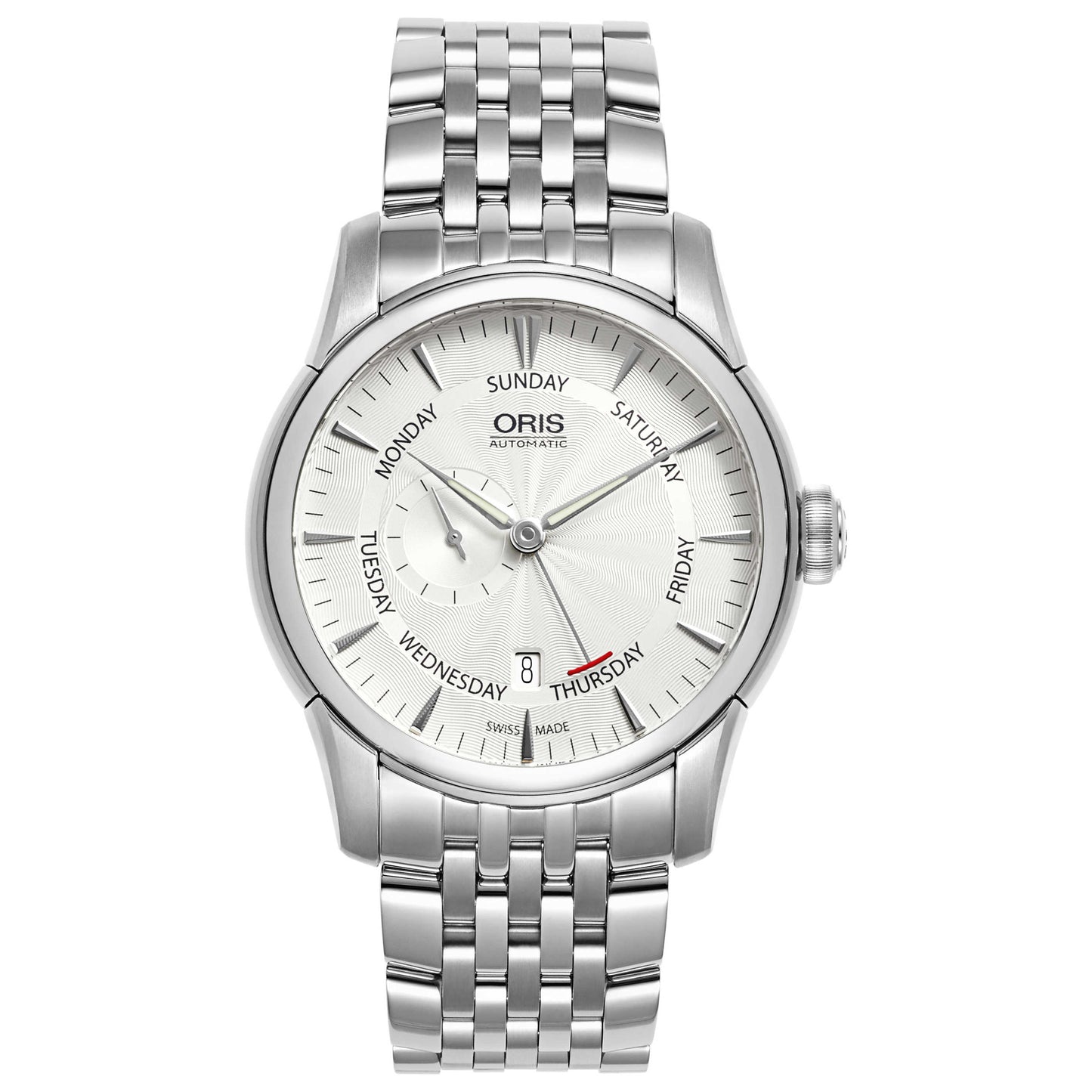 Front view of Oris Artelier Men's Automatic Watch 745-7666-4051-MB