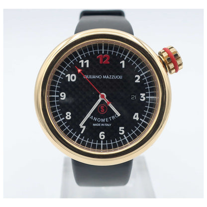 Front view of Giuliano Mazzuoli Manometro S Men's Automatic Watch 7470PGC-510FABL-SD0