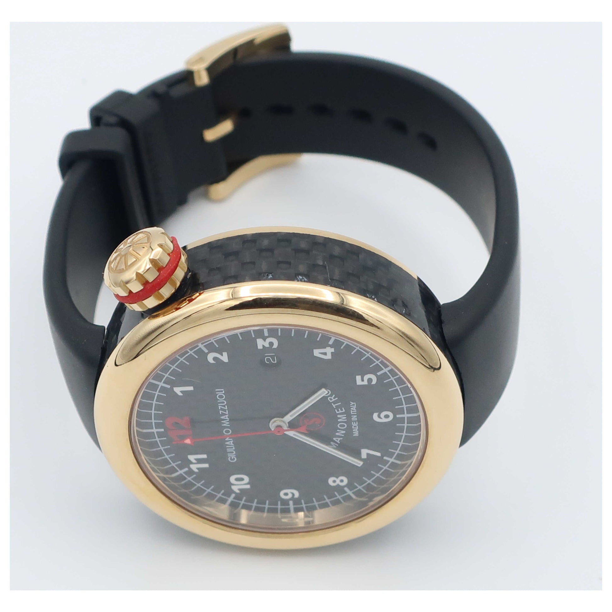 Giuliano Mazzuoli Manometro S Men's Automatic Watch 7470PGC-510FABL-SD0 - Image #8