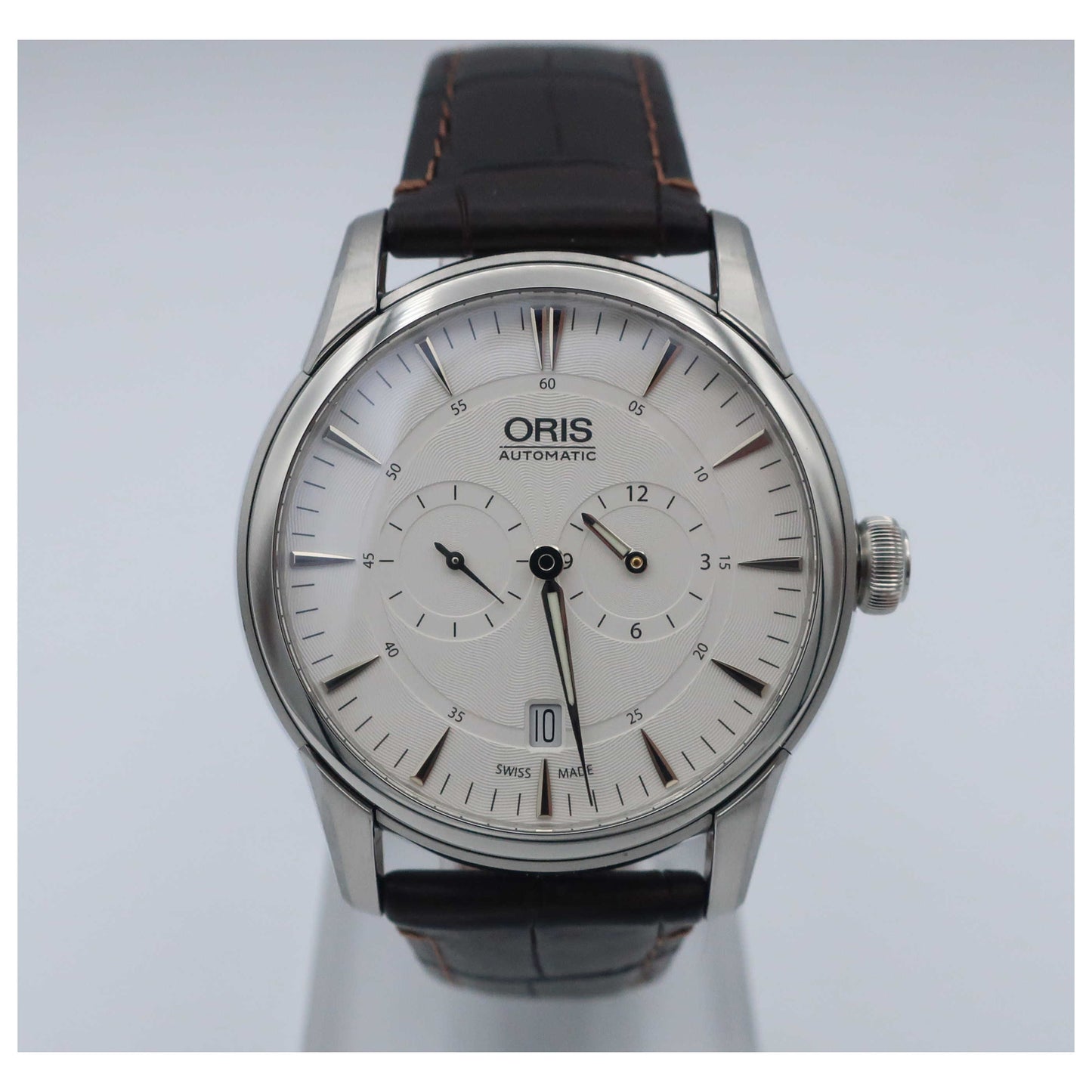 Front view of Oris Artelier Men's Automatic Watch 749-7667-4051-LS-SD