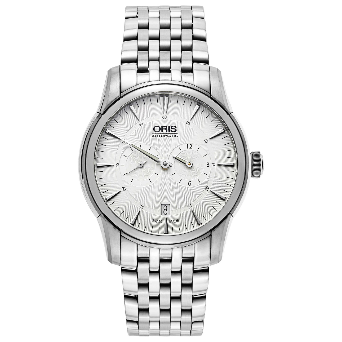 Front view of Oris Artelier Men's Automatic Watch 749-7667-4051-MB