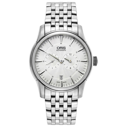 Front view of Oris Artelier Men's Automatic Watch 749-7667-4051-MB
