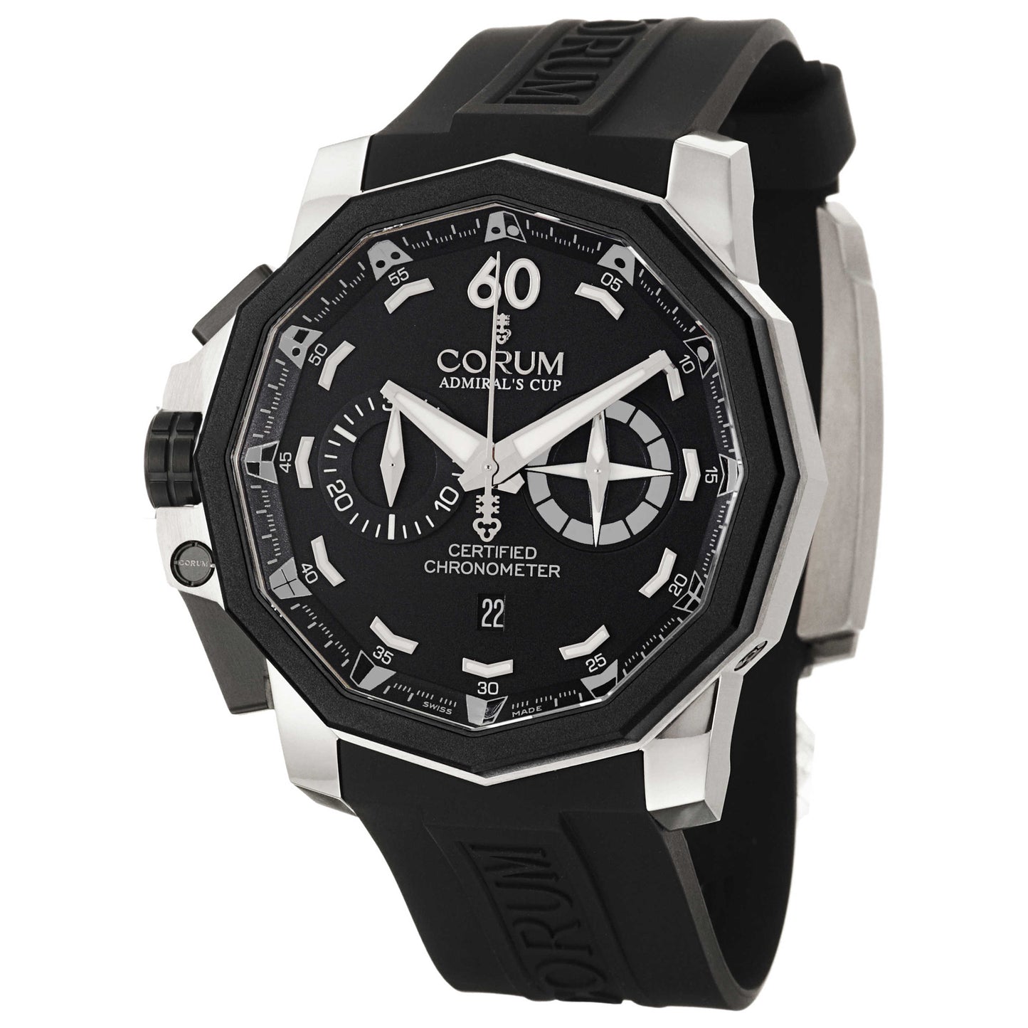 Front view of Corum Admiral's Cup Men's Automatic Watch 753-231-06-0371-AN12