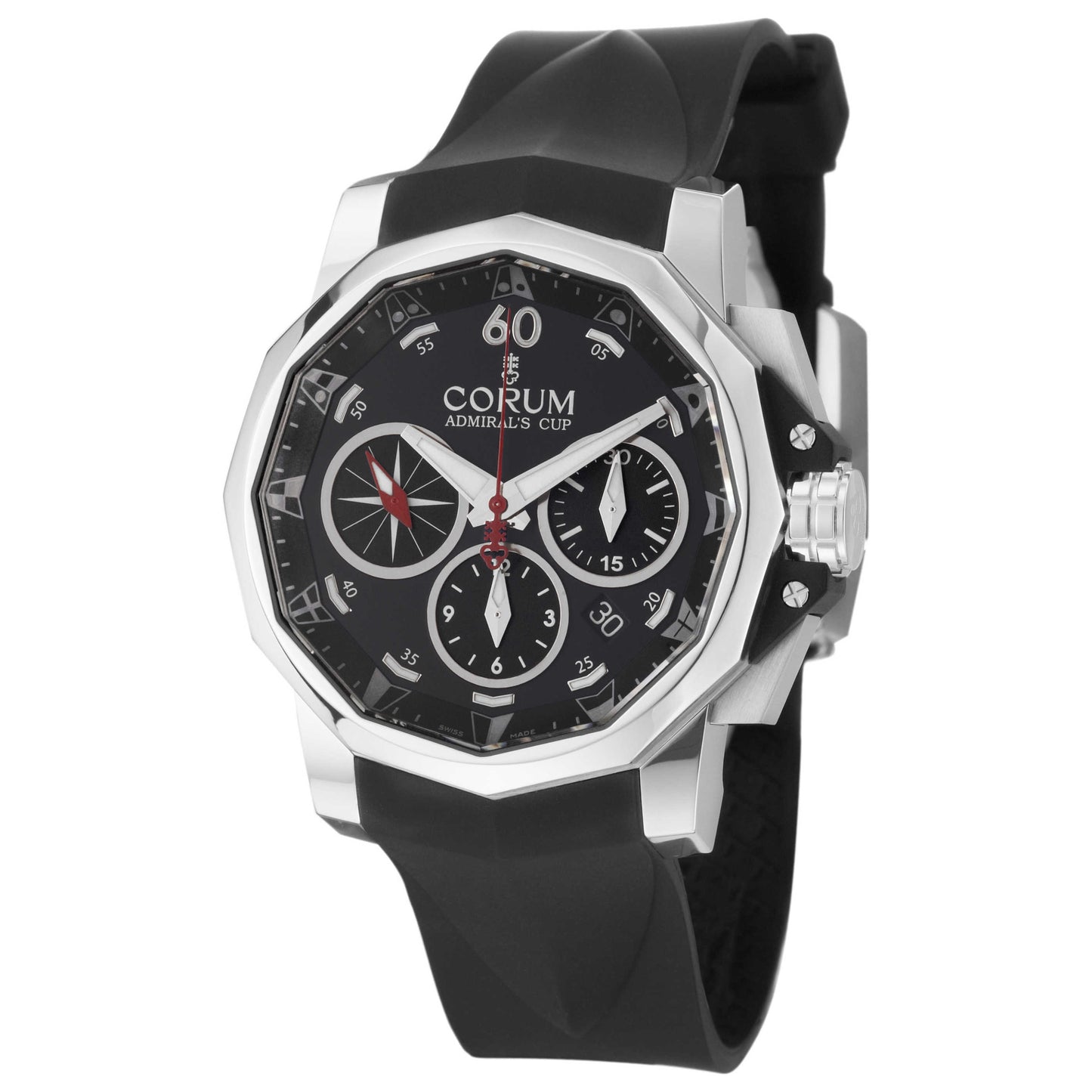 Front view of Corum Admiral's Cup Men's Automatic Watch 753-671-20-F371-AN52