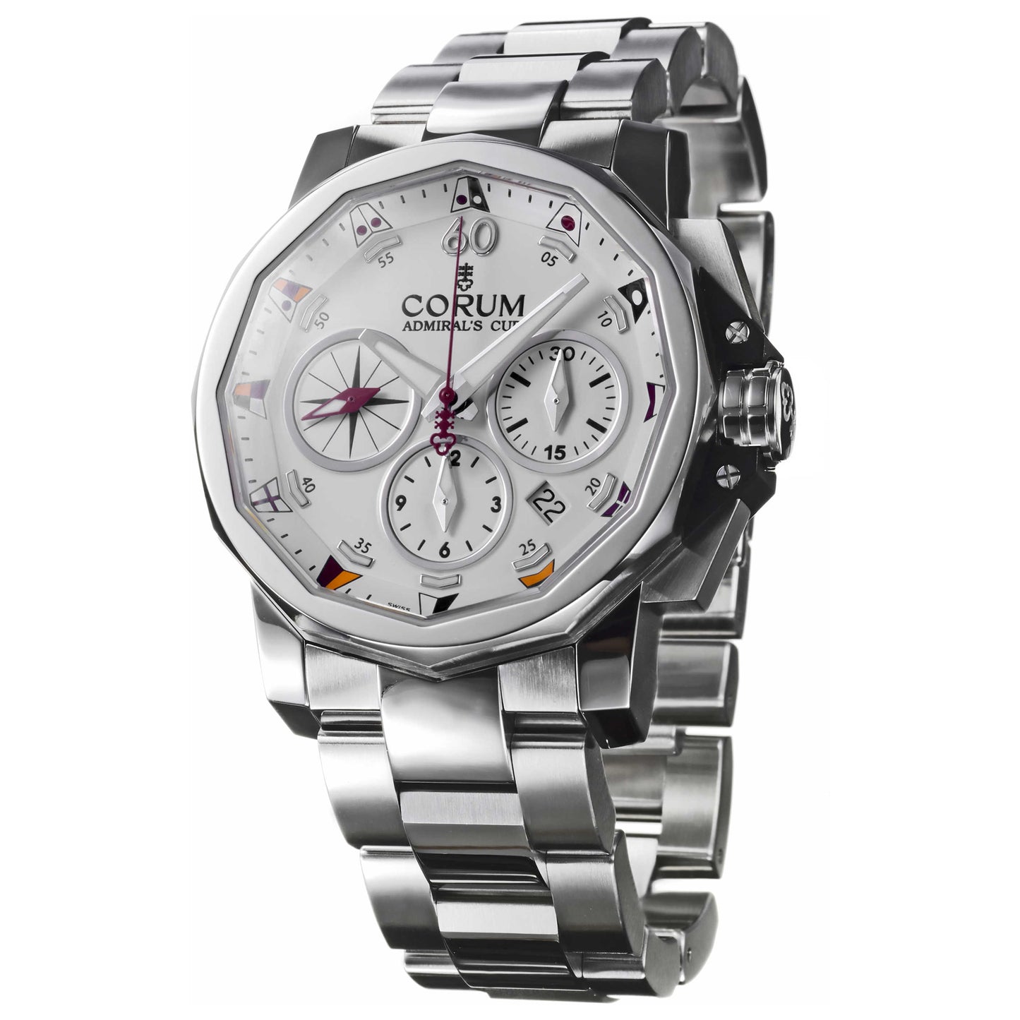 Front view of Corum Admiral's Cup Men's Automatic Watch 753-691-20-V701-AA92