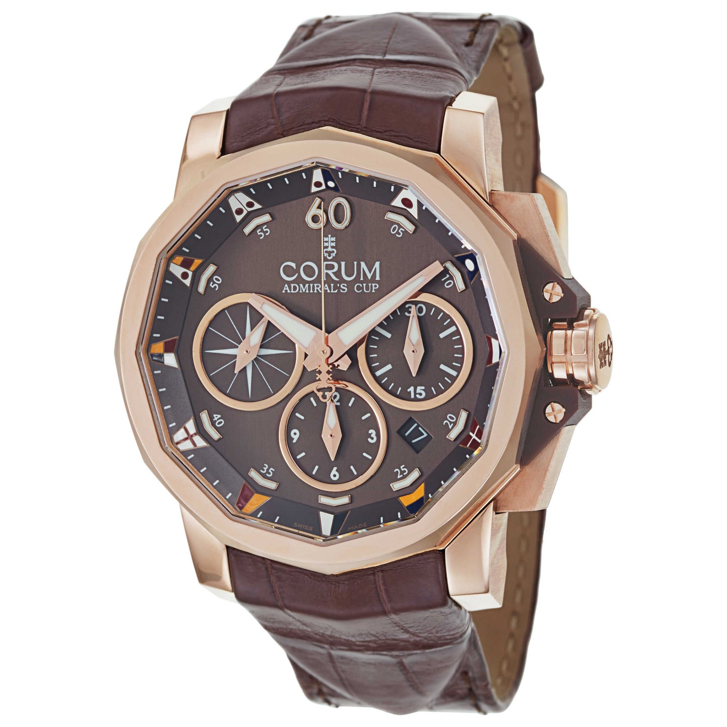 Front view of Corum Admiral's Cup Men's Automatic Watch 753-692-55-0002-AG12
