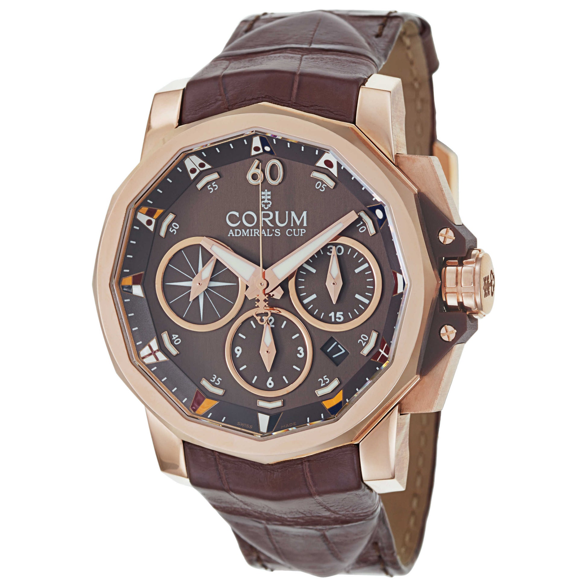 Front view of Corum Admiral's Cup Men's Automatic Watch 753-692-55-0002-AG12