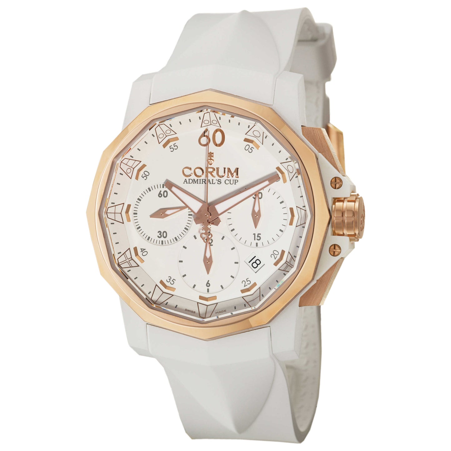 Front view of Corum Admiral's Cup Women's Automatic Watch 753-804-03-0379-AA21