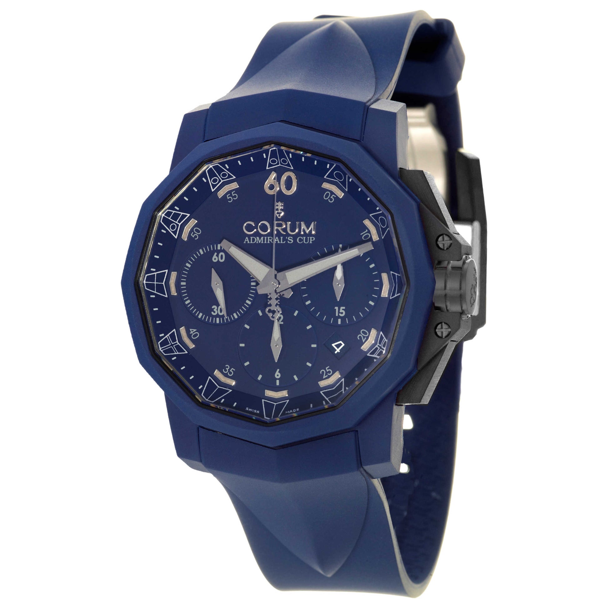 Front view of Corum Admiral's Cup Men's Automatic Watch 753-807-02-F373-AB21