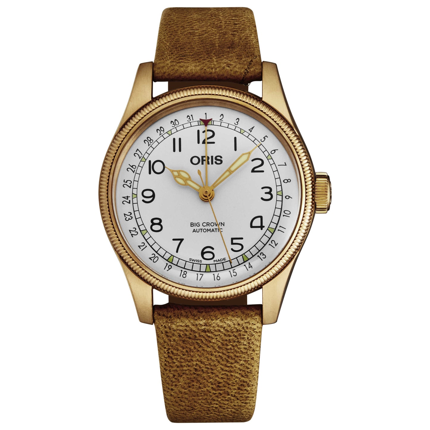 Front view of Oris Big Crown Men's Automatic Watch 75477413161LS