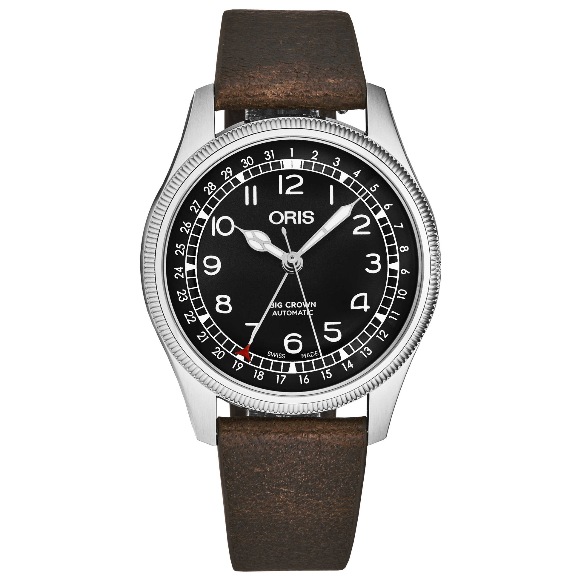 Front view of Oris Big Crown Men's Automatic Watch 75477854084LS