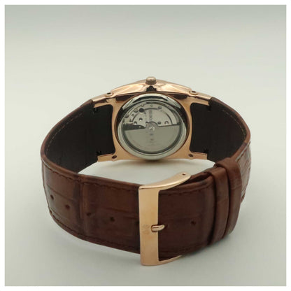 Skagen Leather Men's Automatic Watch 759LRLDJ-PO - Image #2