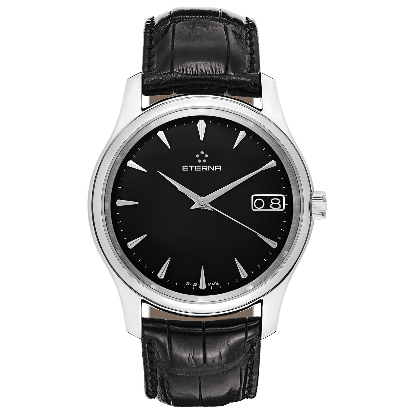 Front view of Eterna Vaughan Women's Automatic Watch 7630-41-50-1186