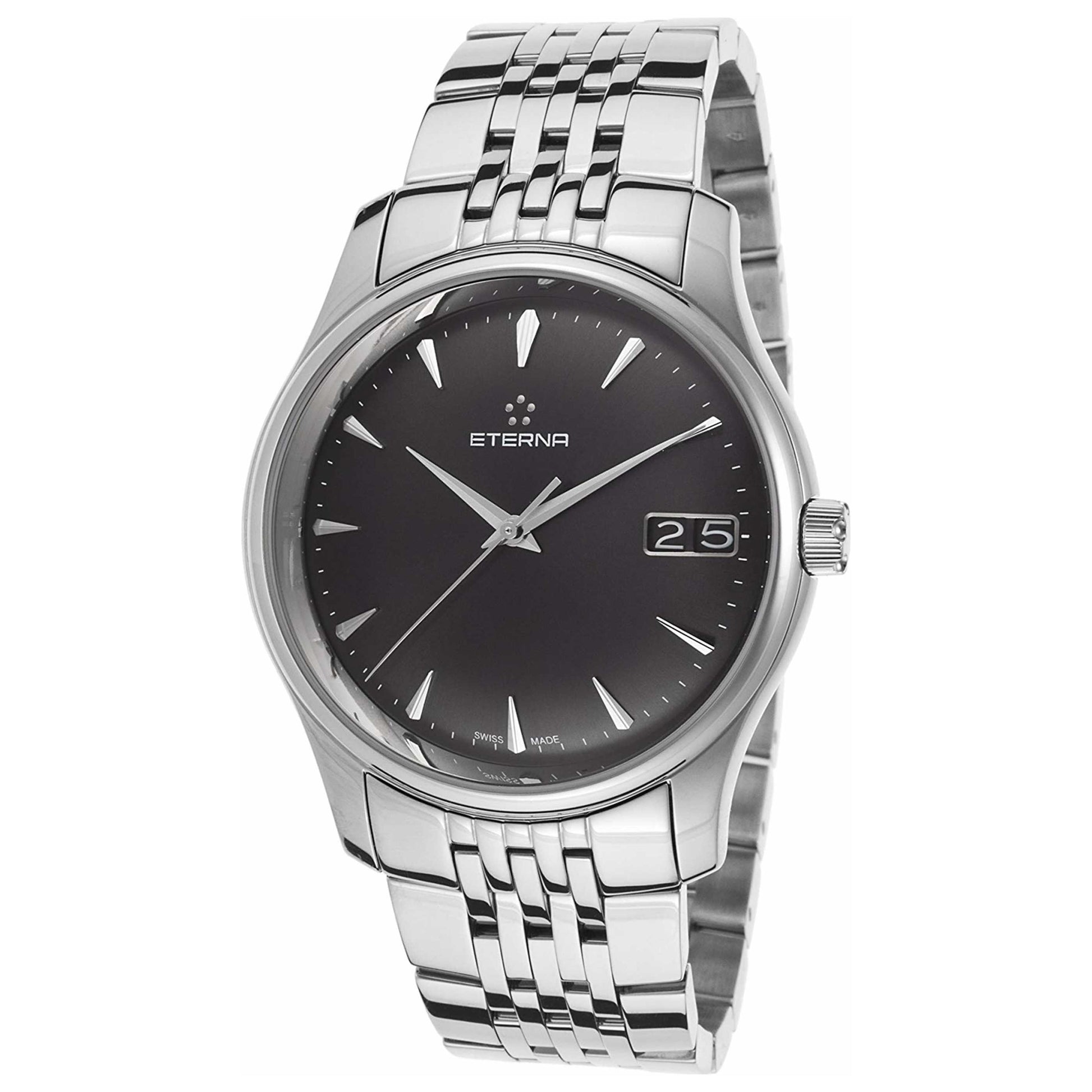 Front view of Eterna Vaughan Men's Automatic Watch 7630-41-50-1227