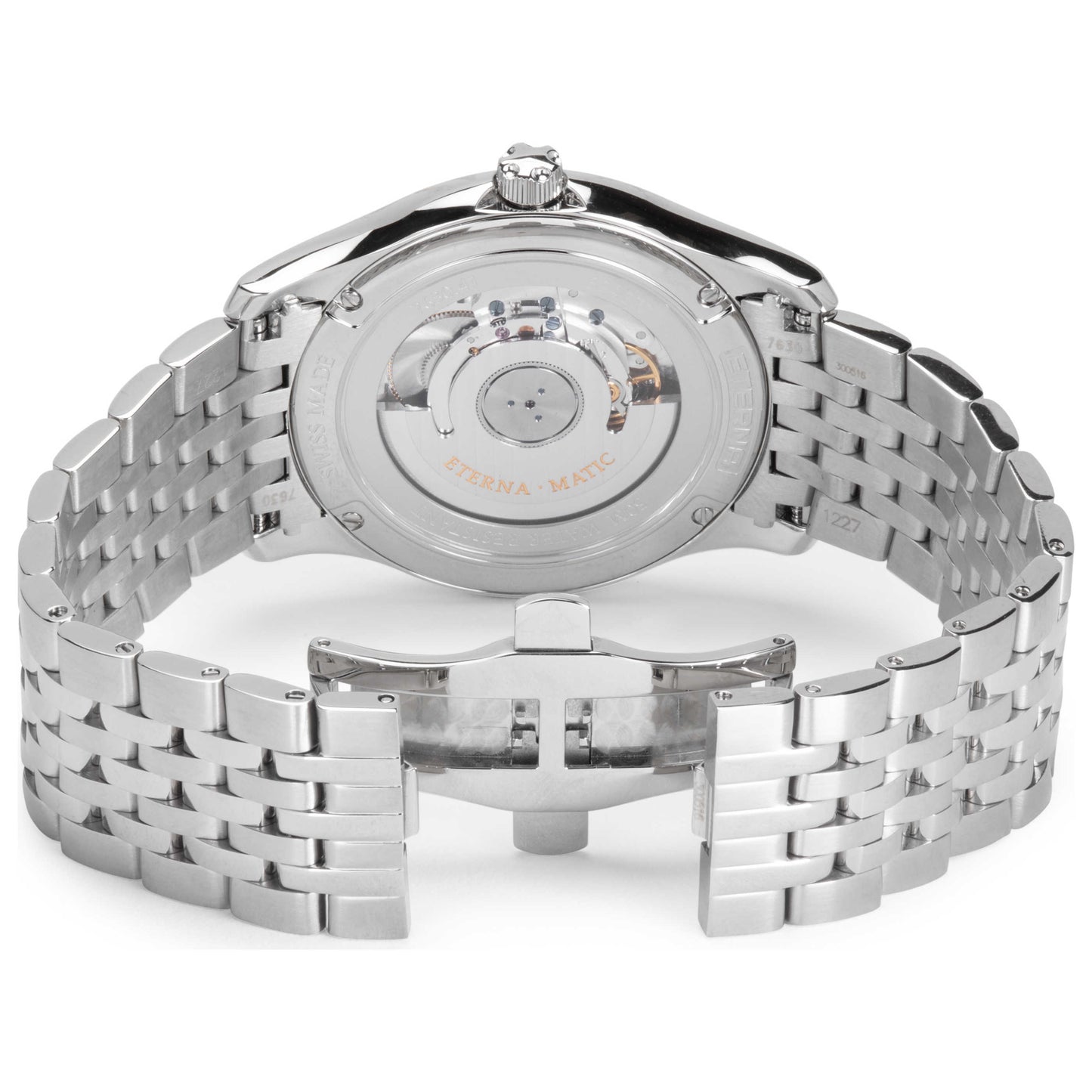 Back view of Eterna Granges Men's Automatic Watch 7630-41-83-1227