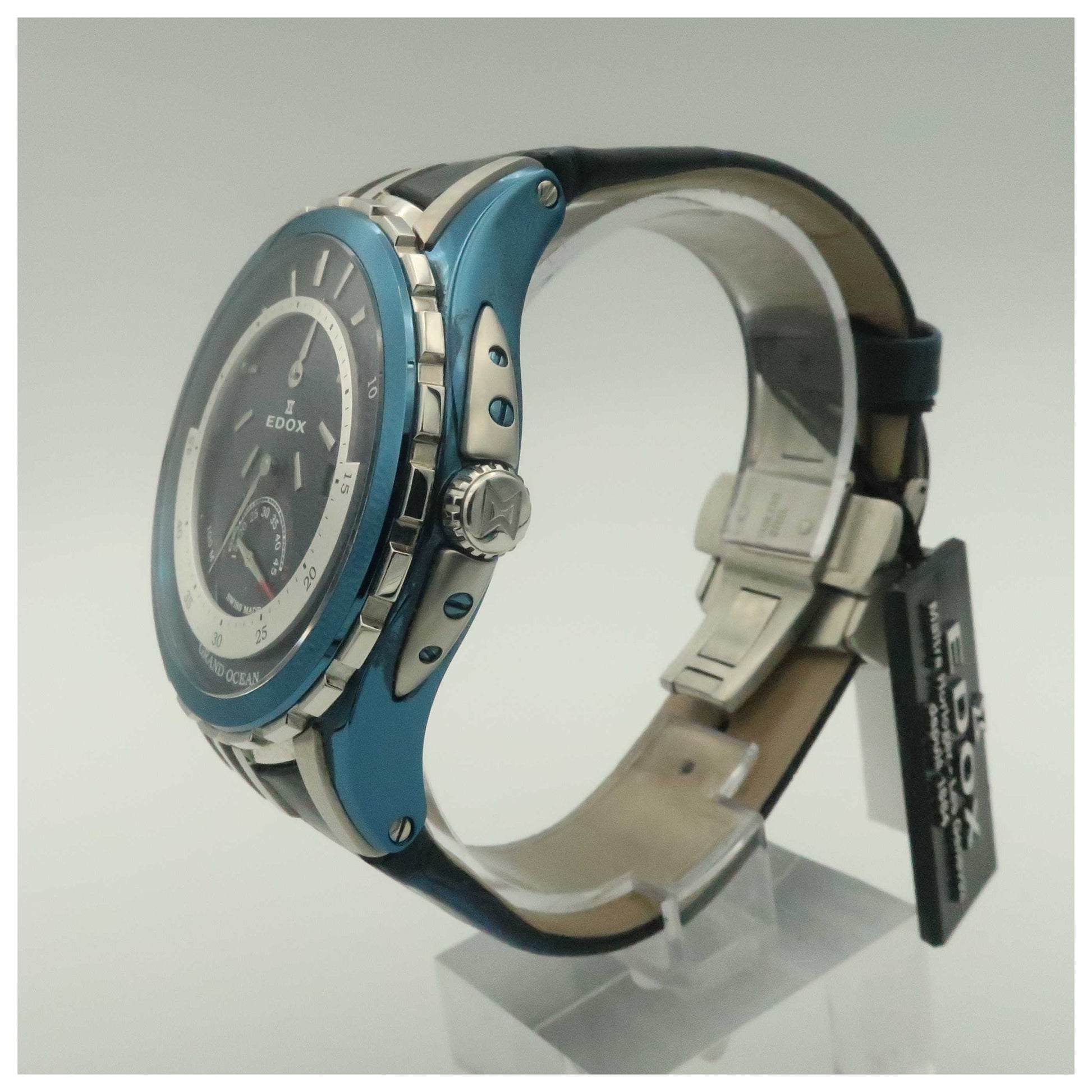 Edox Grand Ocean Men's Automatic Watch 77002-357B-BUIN-PO - Image #4