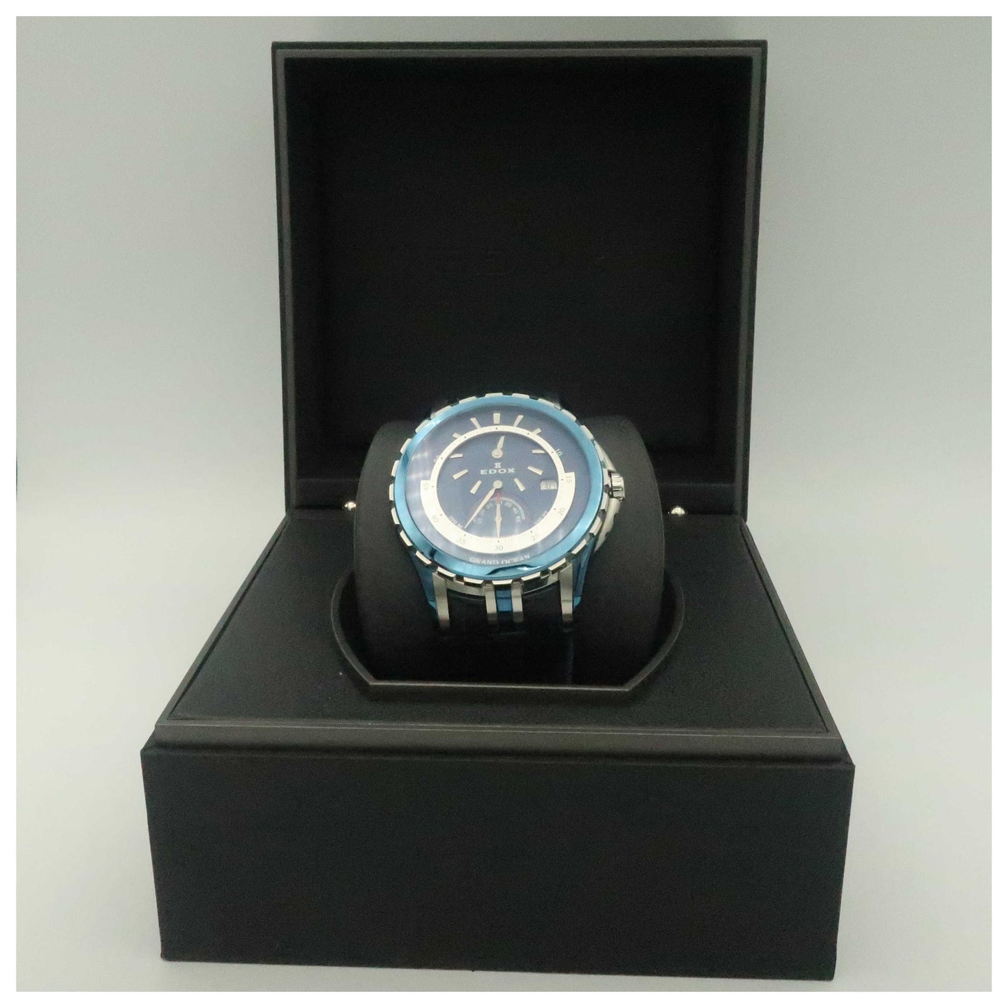 Edox Grand Ocean Men's Automatic Watch 77002-357B-BUIN-PO - Image #6
