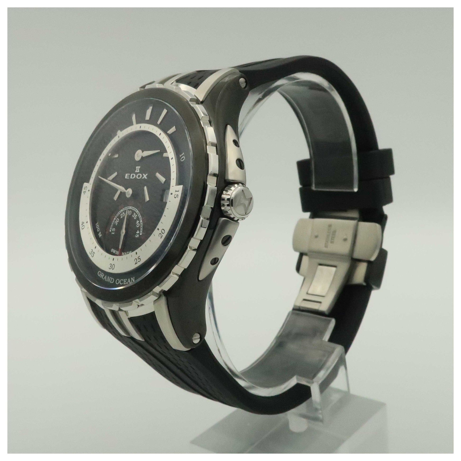 Edox Grand Ocean Men's Automatic Watch 77002-357N-NIN-PO - Image #4