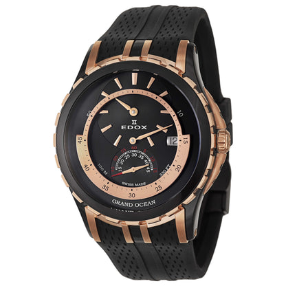 Front view of Edox Grand Ocean Men's Automatic Watch 77002-357RN-NIR