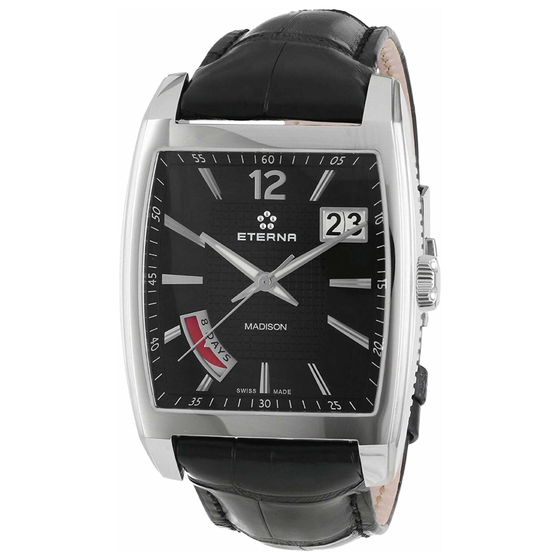 Front view of Eterna Madison Men's Manual-Wind Watch 7720-41-43-1228