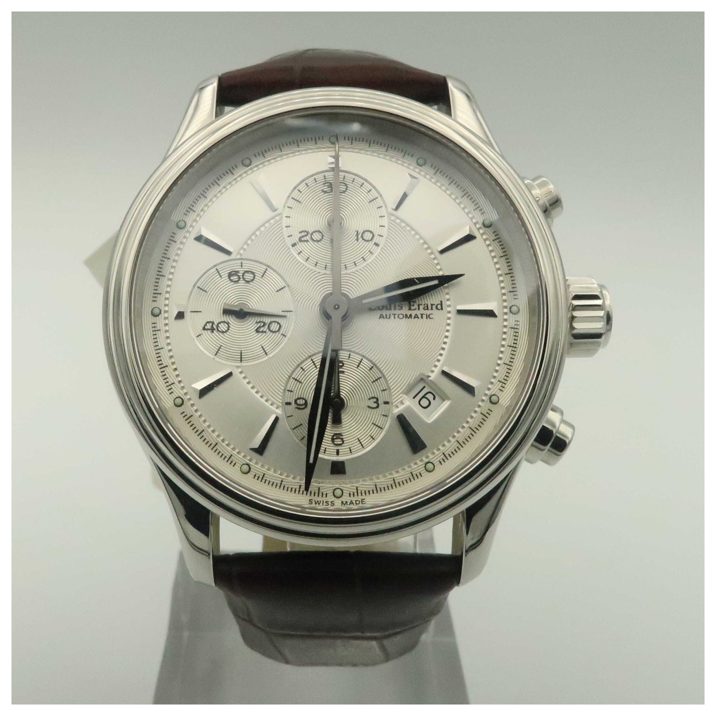 Front view of Louis Erard Heritage Men's Automatic Watch 77254-AA-01BDC01-PO