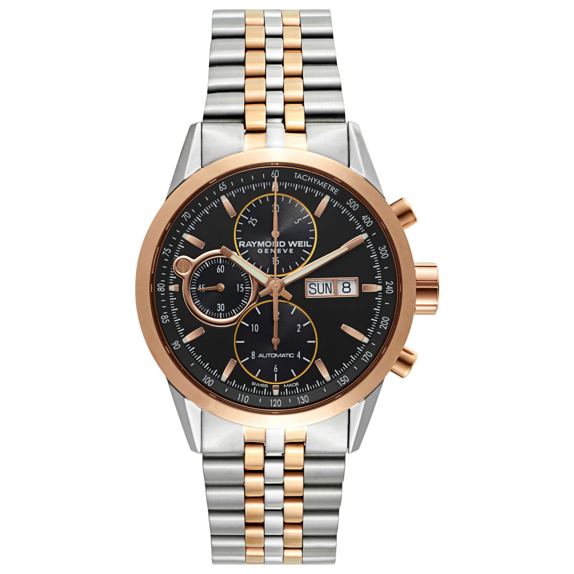 Front view of Raymond Weil Freelancer Men's Automatic Watch 7730-SP5-20111