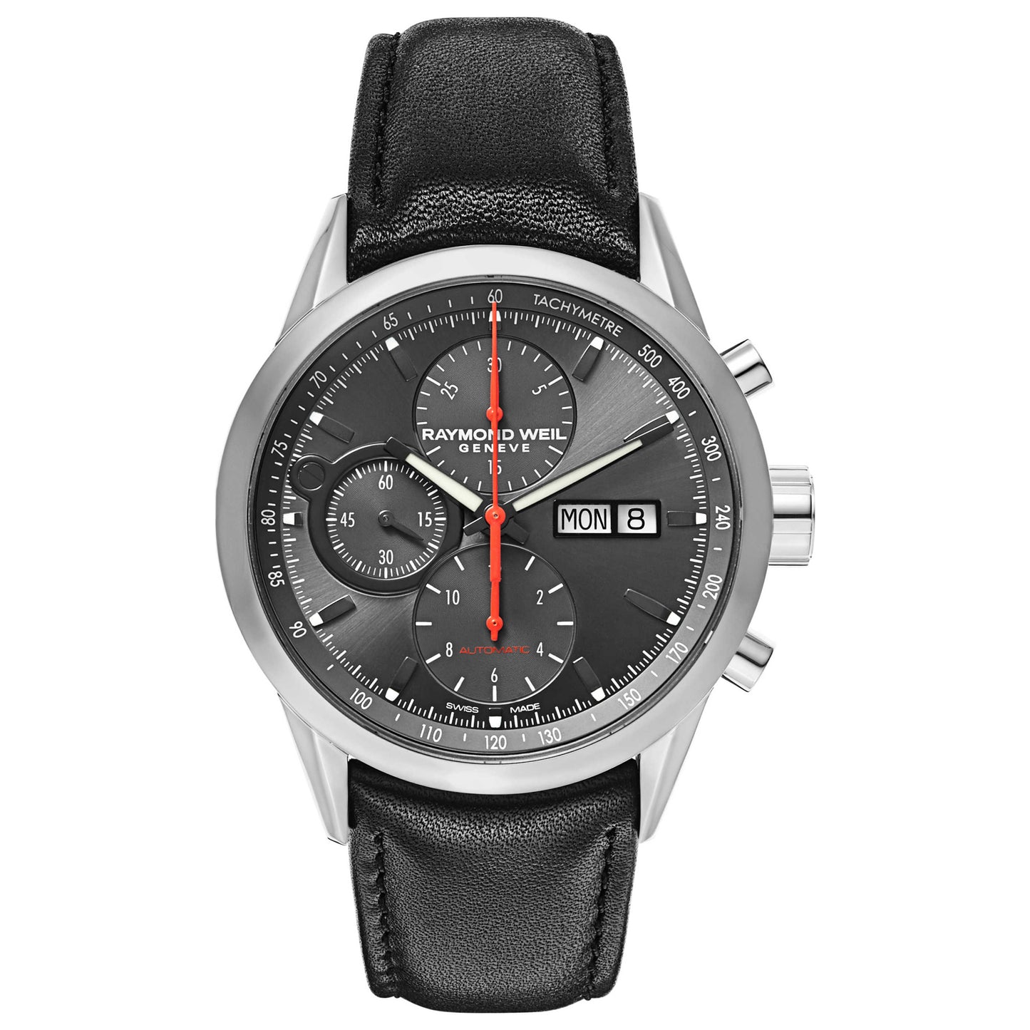 Front view of Raymond Weil Freelancer Men's Automatic Watch 7730-STC-60112